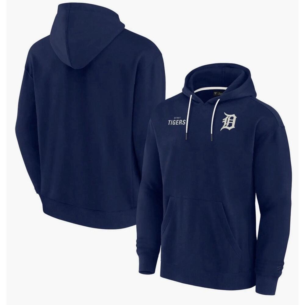 NWT Men’s Fanatics Signature Detroit Tigers Elements Hoodie Navy Medium Sweatshi
